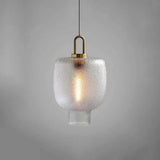 Lustre En Verre Rond Créatif Moderne - Clowas.fr