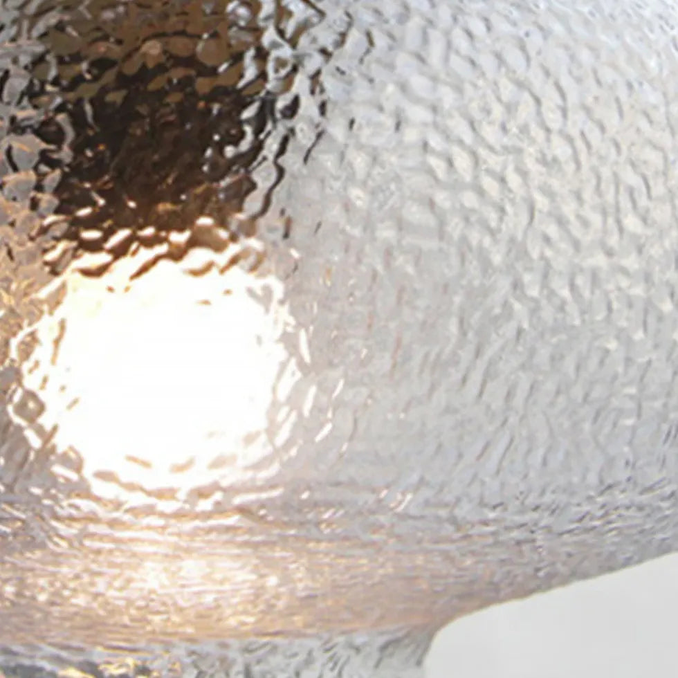 Lustre en verre rond créatif moderne