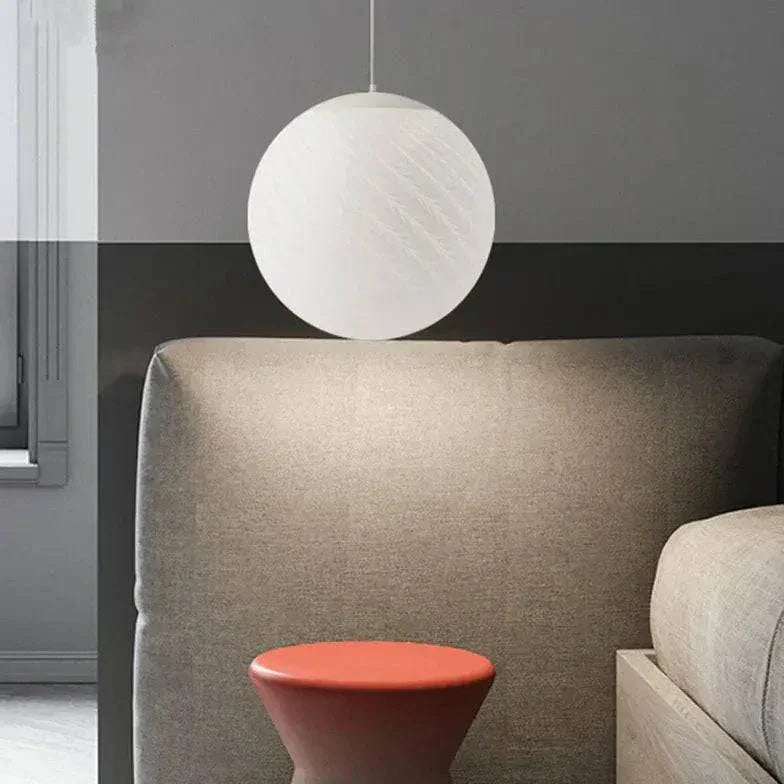 Lustre Boule De Verre Simple Et Moderne - Clowas.fr