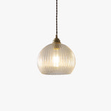 Luminaire suspension boules verre style nordique rétro