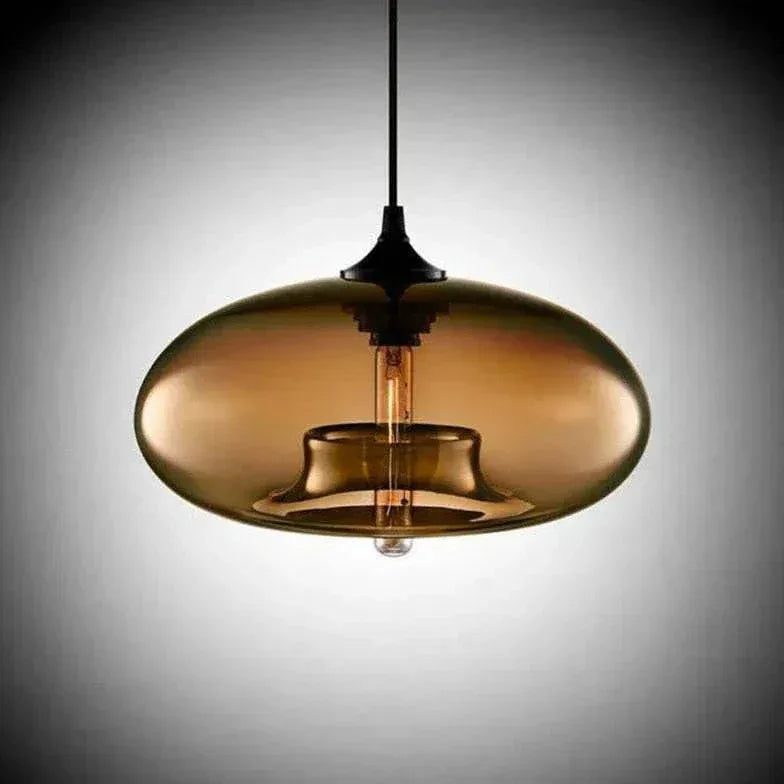 Suspension Verre Coloré Pour Café Moderne - Clowas.fr