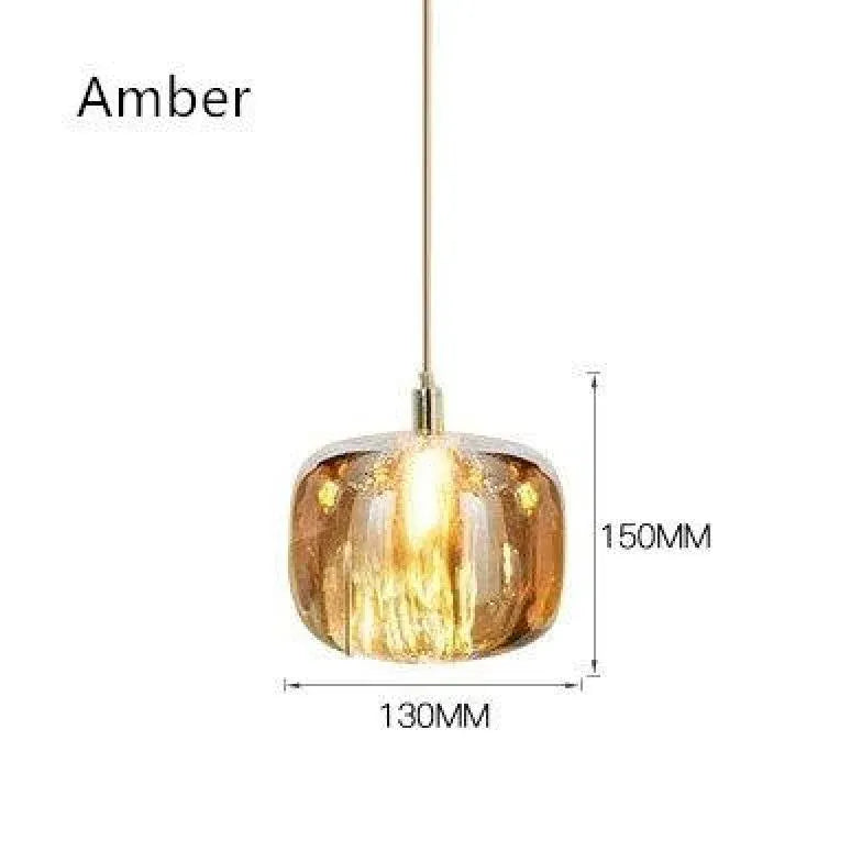 Luminaire Suspension En Verre Transparent Moderne Créatif