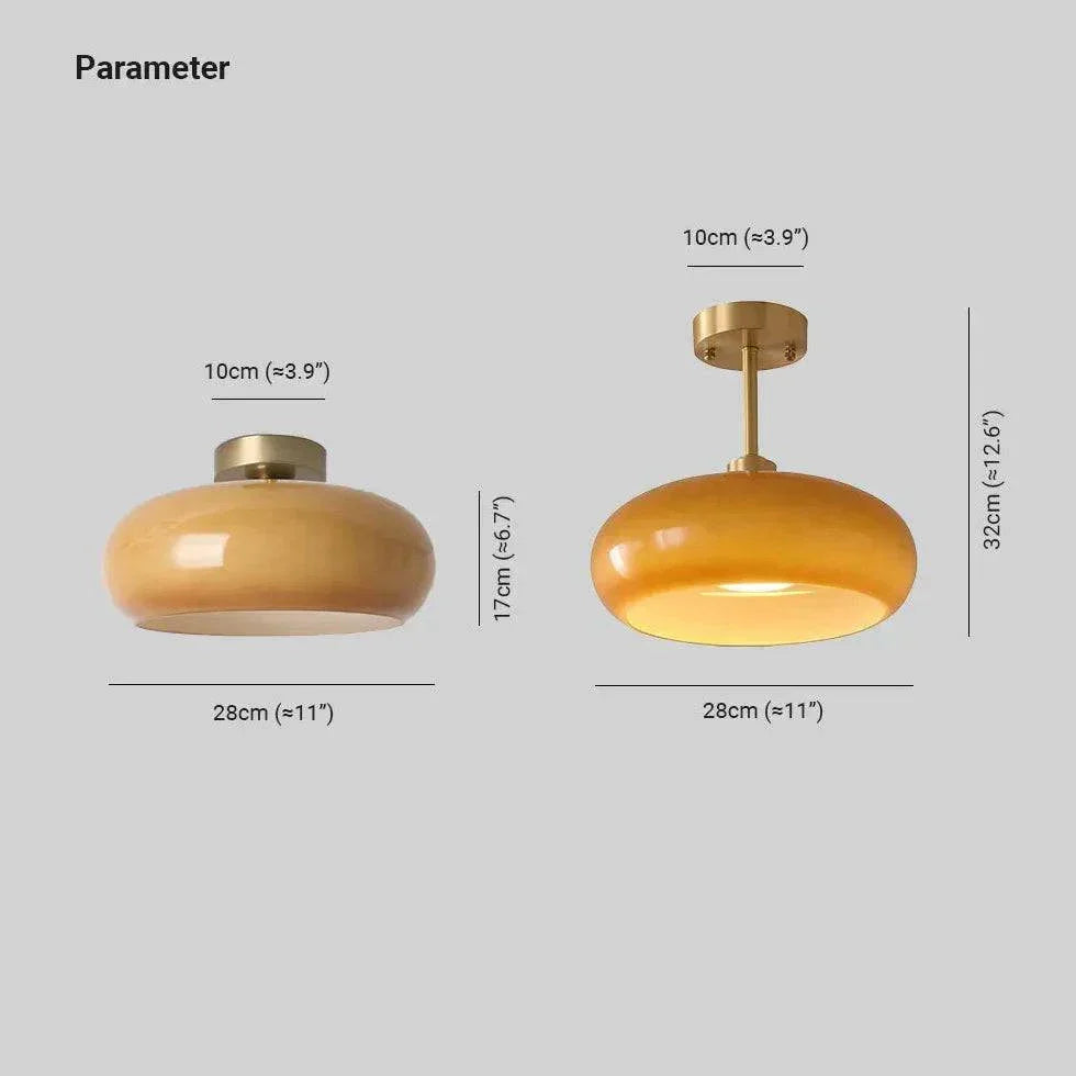 Plafonnier Globe Verre Design Nordique Île Vintage - Clowas.fr