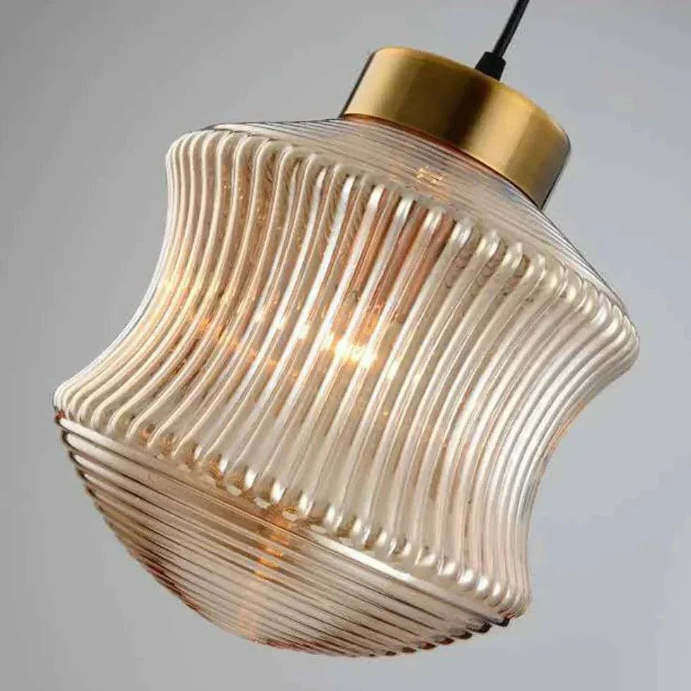 Suspension Verre Fumé Vintage Créative Minimaliste Nordique - Clowas.fr