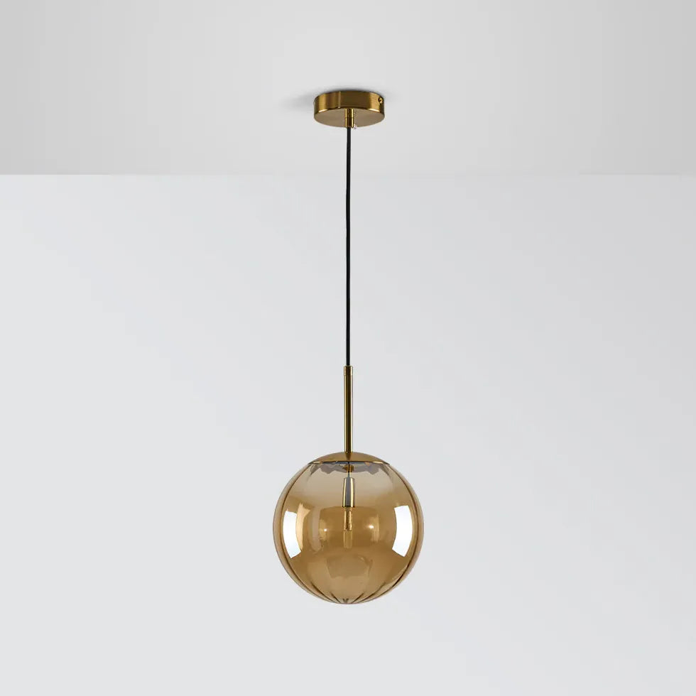 Suspension verre design pour chambre nordique