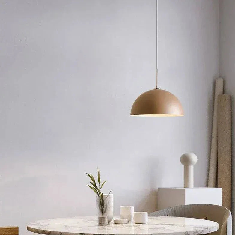 Lustre Noir Rond Créatif Suspendu Minimaliste - Clowas.fr