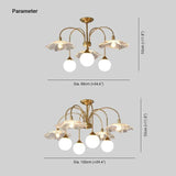 Lustre Led Chambre Créatif Nordique Luxueux Verre - Clowas.fr