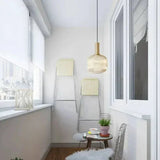 Luminaire Suspension Boule Verre Créatif Nordique - Clowas.fr