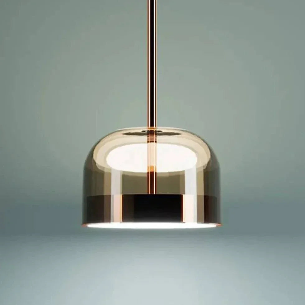 Lustre En Verre Transparent Semi-Circulaire Pour Restaurant - Clowas.fr