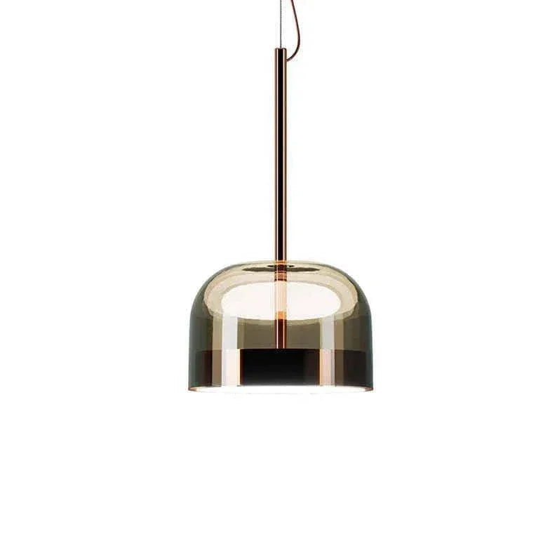 Lustre En Verre Transparent Semi-Circulaire Pour Restaurant - Clowas.fr