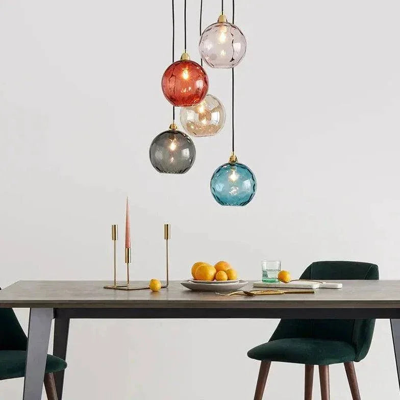 Lampe Boule Verre Moderne Créative Décorative - Clowas.fr