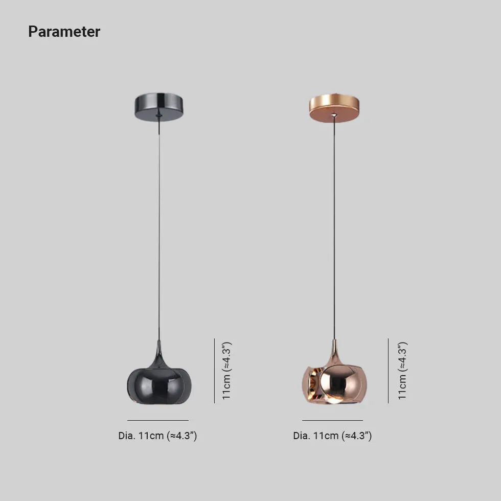 Lustre minimaliste en verre soufflé créatif à suspendre