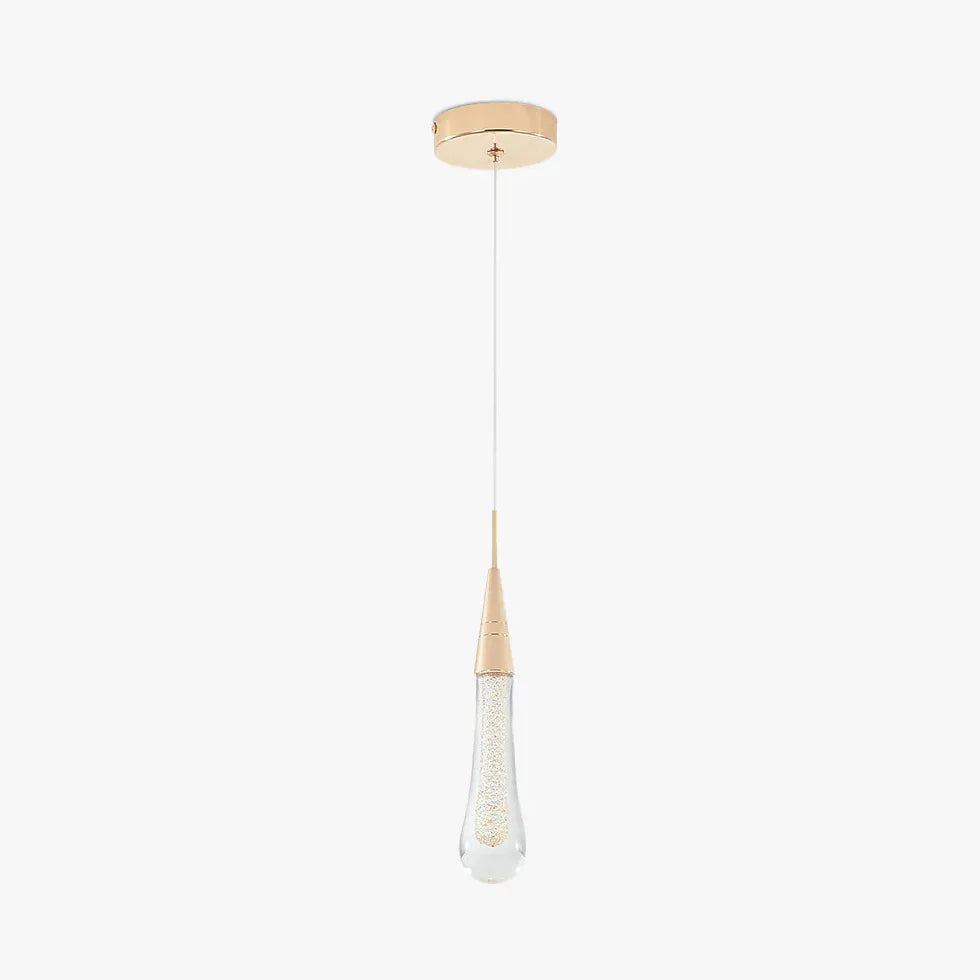 Droplettes linéarité Gold Kitchen Pendant Light