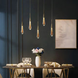 Droplettes linéarité Gold Kitchen Pendant Light