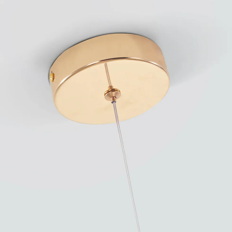 Droplettes linéarité Gold Kitchen Pendant Light