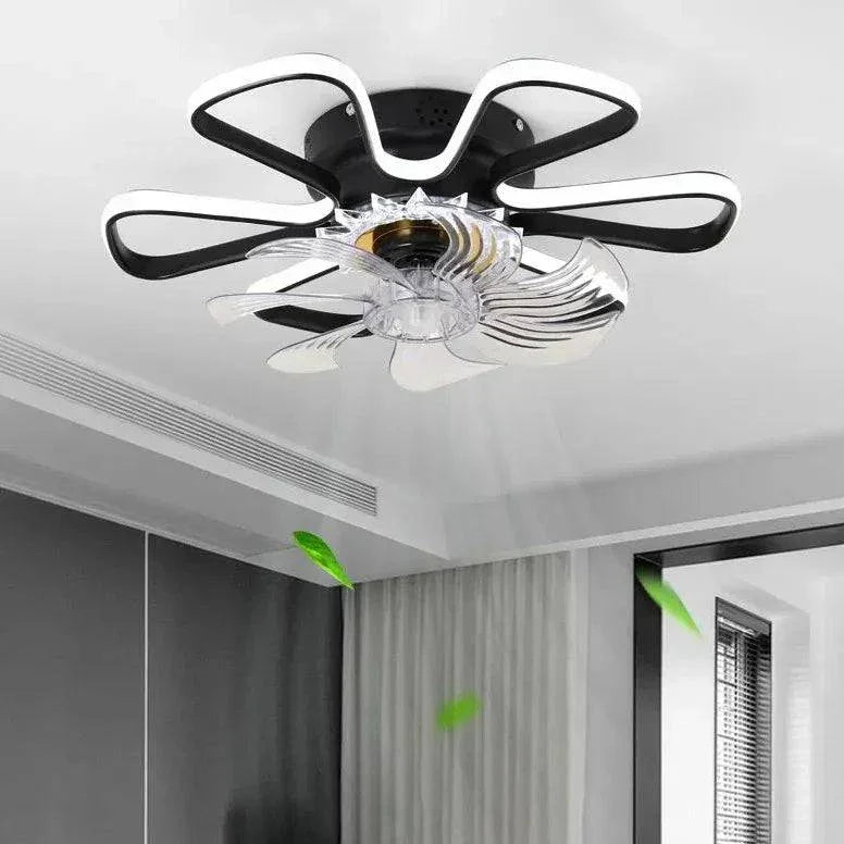 Plafonnier Led Suspendu Moderne Ventilateur Créatif - Clowas.fr