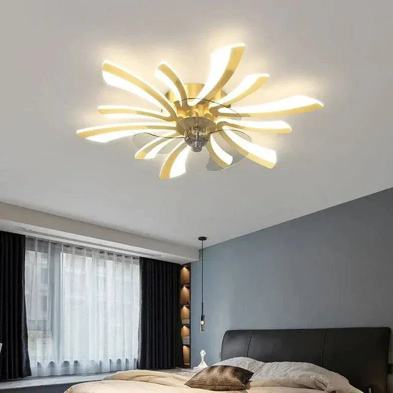 Ventilateur Led En Forme De Fleur Pour Chambre - Clowas.fr