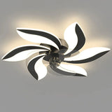 Ventilateur LED en forme de fleur pour chambre