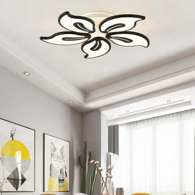 Petal-Shaped Modern Living Room Ceiling Light