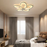 Flower-Shaped Modern White Bedroom Ceiling Light