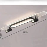 Plafonnier Led Noir Réglable Pour Salon - Clowas.fr