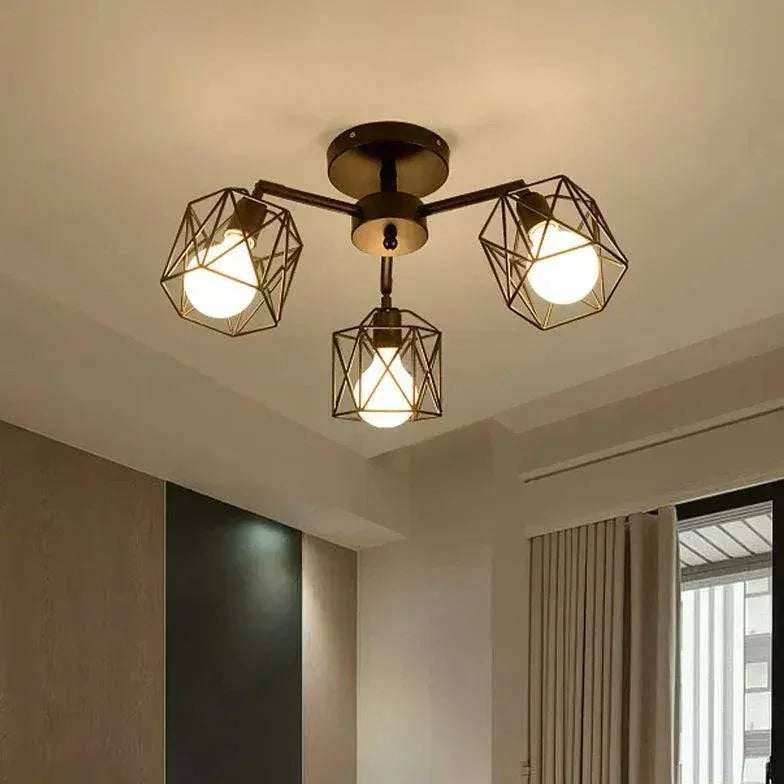 Lustres Chambre Créatif Rétro Fer Moderne - Clowas.fr