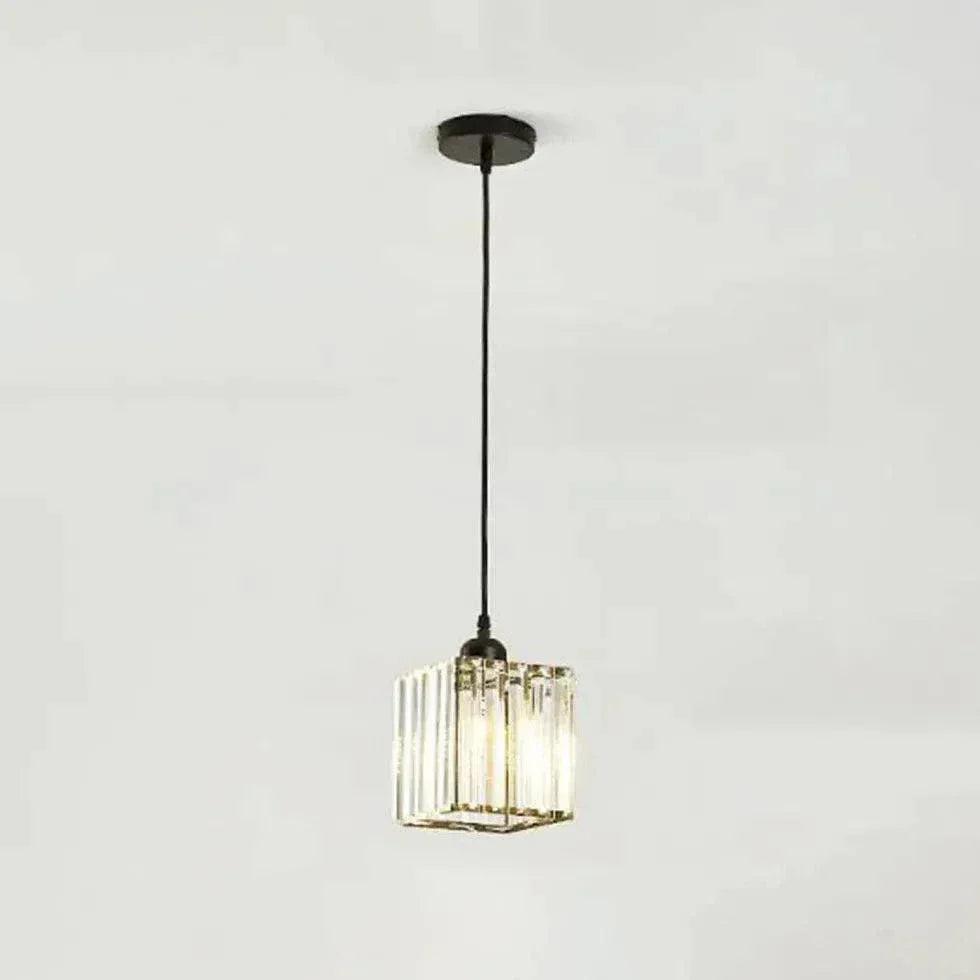 Suspension Cylindrique Nordique Minimaliste Cristal Moderne - Clowas.fr