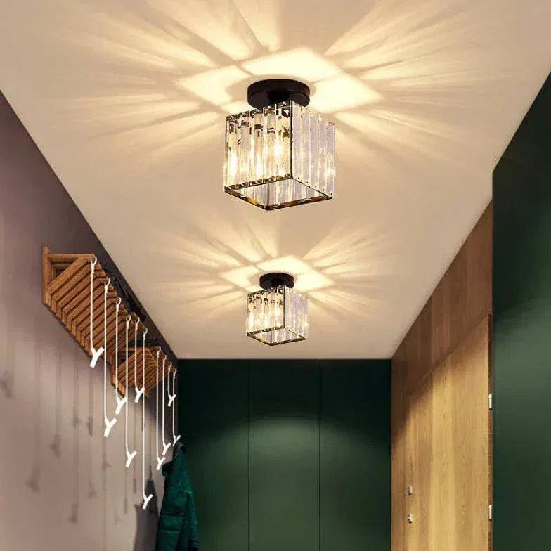 Luminaire Plafonnier Salon Design Moderne Créatif Cristal - Clowas.fr