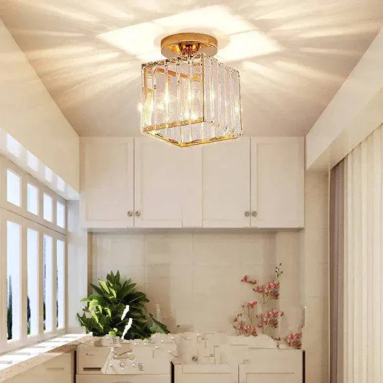 Luminaire Plafonnier Salon Design Moderne Créatif Cristal - Clowas.fr