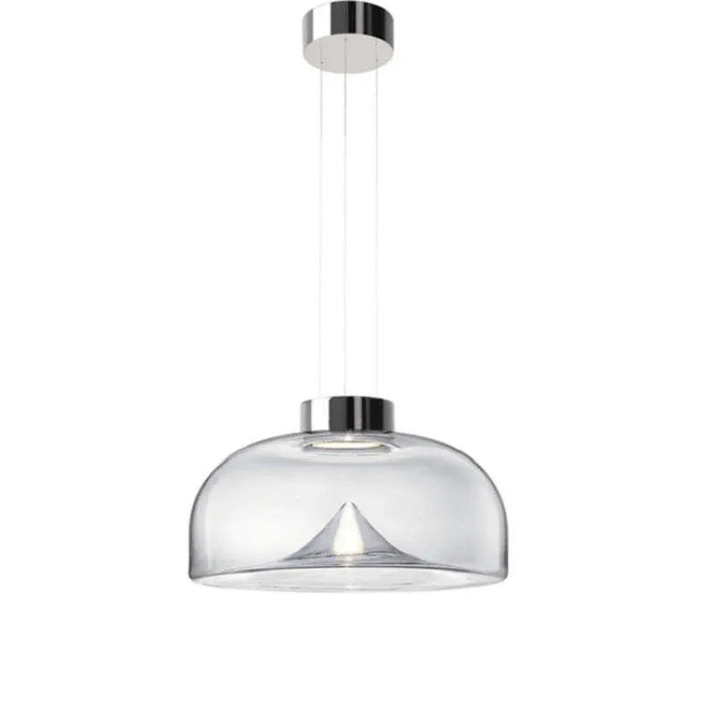 Verre transparent pour le pendentif de cuisine