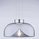 Verre transparent pour le pendentif de cuisine