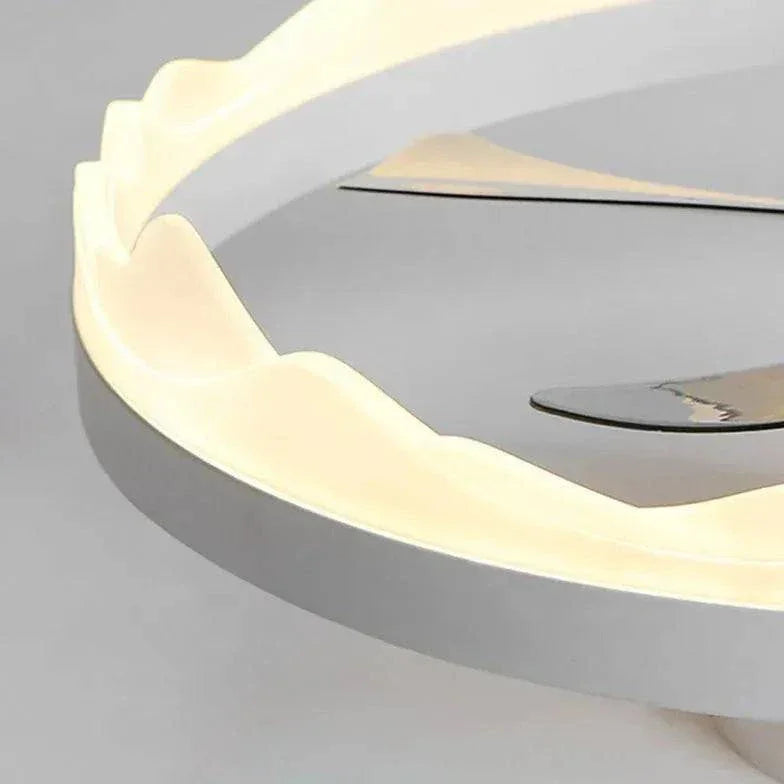 Plafonnier Suspendu Led Blanc Silencieux Moderne Nordique - Clowas.fr