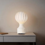 Lampe de table minimaliste en forme de ballon arrondi blanc