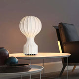 Lampe de table minimaliste en forme de ballon arrondi blanc