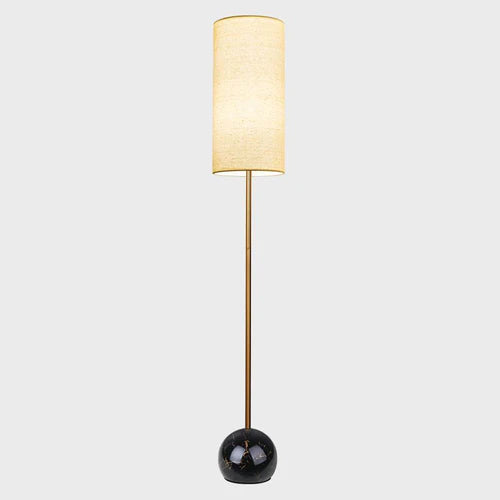 Cylindrical Fabric Modern Style Floor Lamp