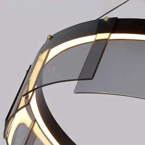 Luminaire Suspension Verre Transparent Nordique Moderne - Clowas.fr