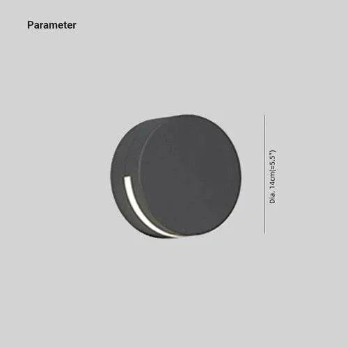 Applique Murale Extérieure Ronde Haut Et Bas Résistante Aux Intempéries - Clowas.fr