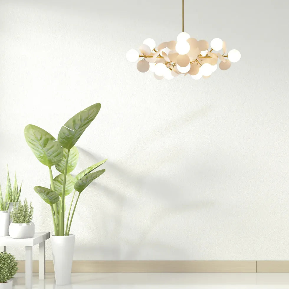 Luminaire suspension moderne design nordique coloré