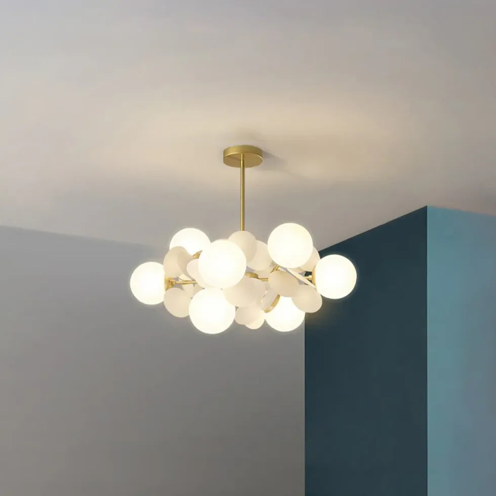 Luminaire suspension moderne design nordique coloré