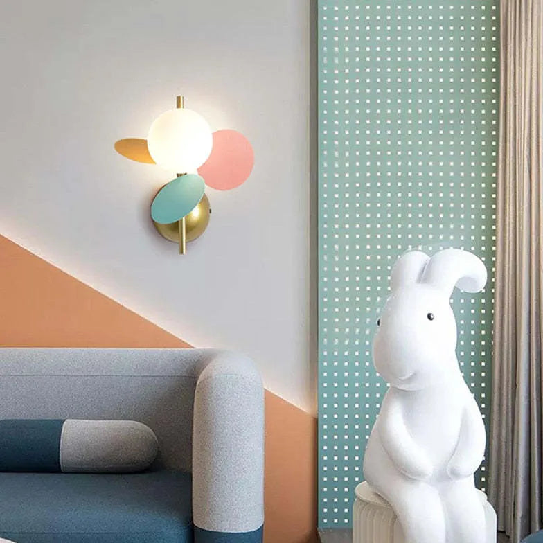 Lumières murales de chambre à coucher pour enfants macaron