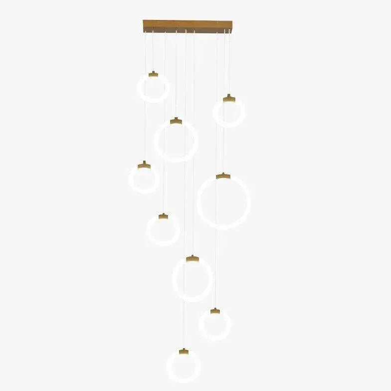 Plafonnier Led À Plusieurs Cercles Pour Restaurant - Clowas.fr