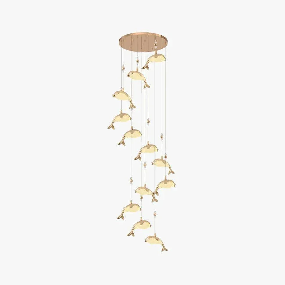 Lustre Luxueux Et Créatif Pour Cage D'Escalier - Clowas.fr
