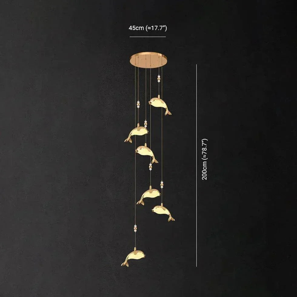 Lustre Luxueux Et Créatif Pour Cage D'Escalier - Clowas.fr