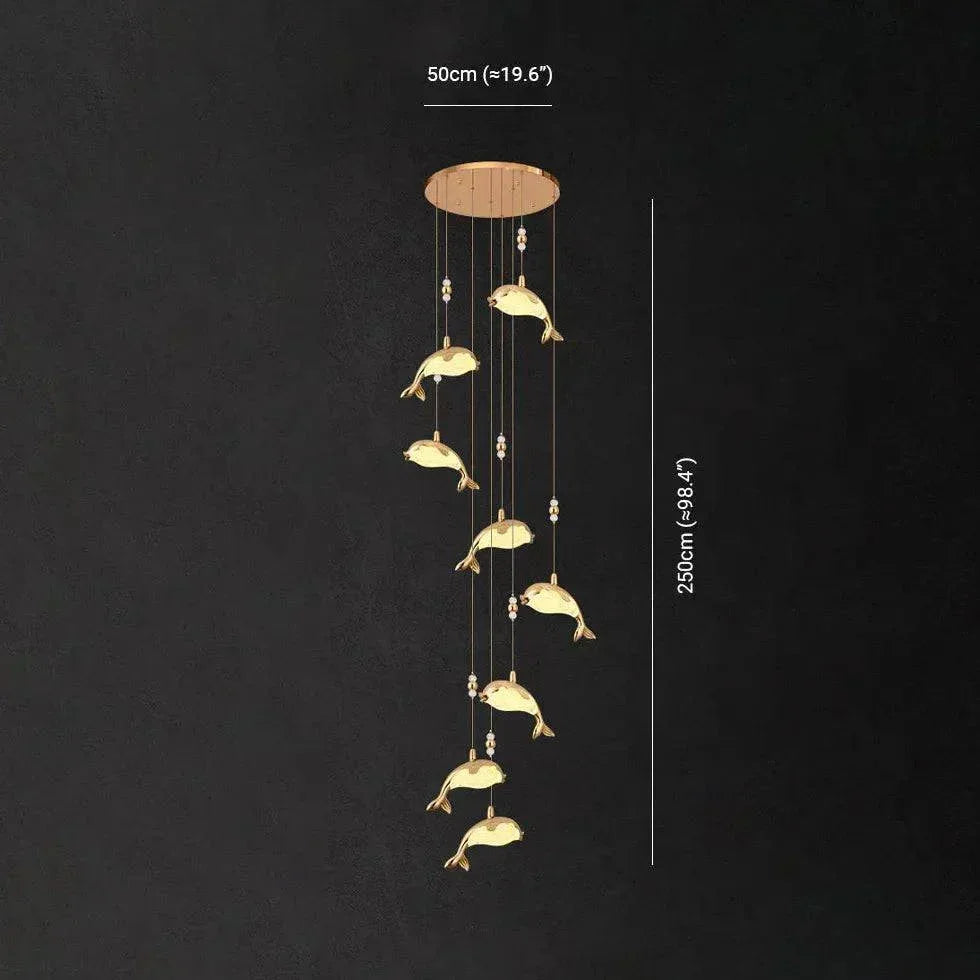 Lustre Luxueux Et Créatif Pour Cage D'Escalier - Clowas.fr