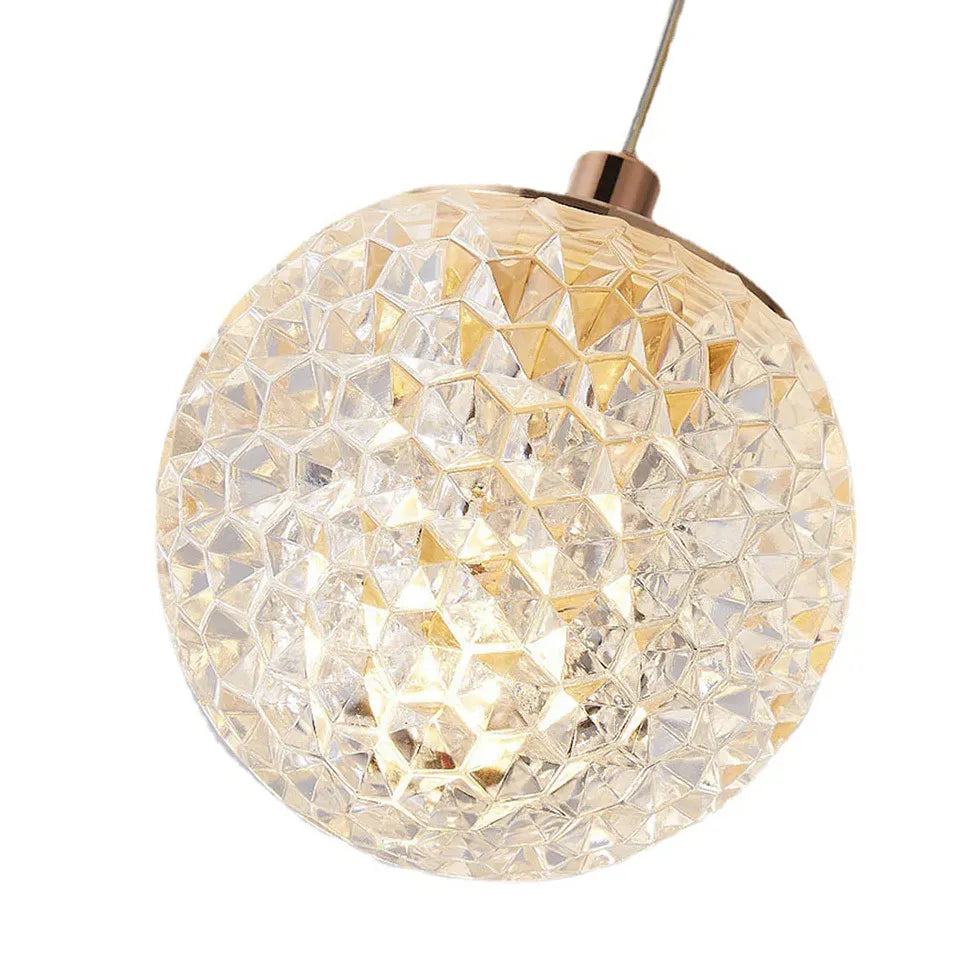 Spherical Multi-Head Luxury Hall Pendant Light