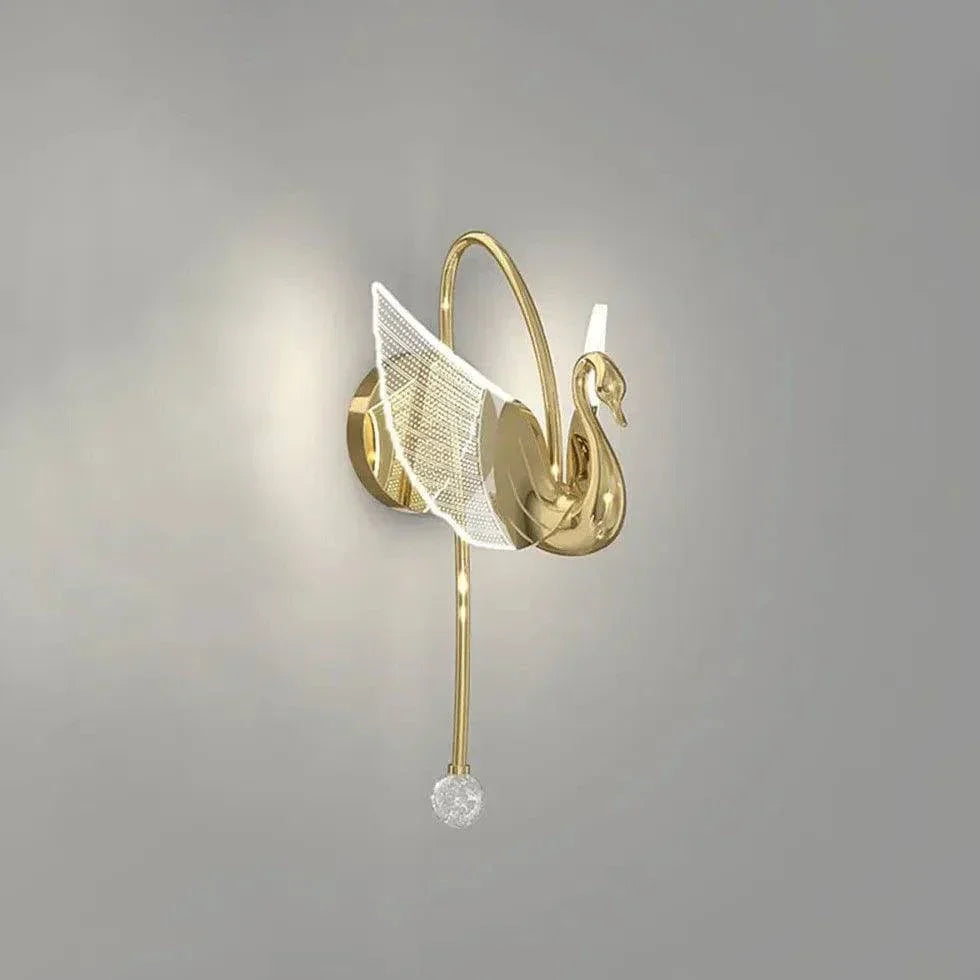 Luminaire Mural Doré Lampe Moderne Élégante - Clowas.fr