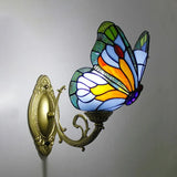 Tiffany Wall Sconce Butterfly Verre