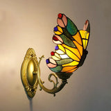 Tiffany Wall Sconce Butterfly Verre