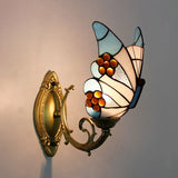 Tiffany Wall Sconce Butterfly Verre