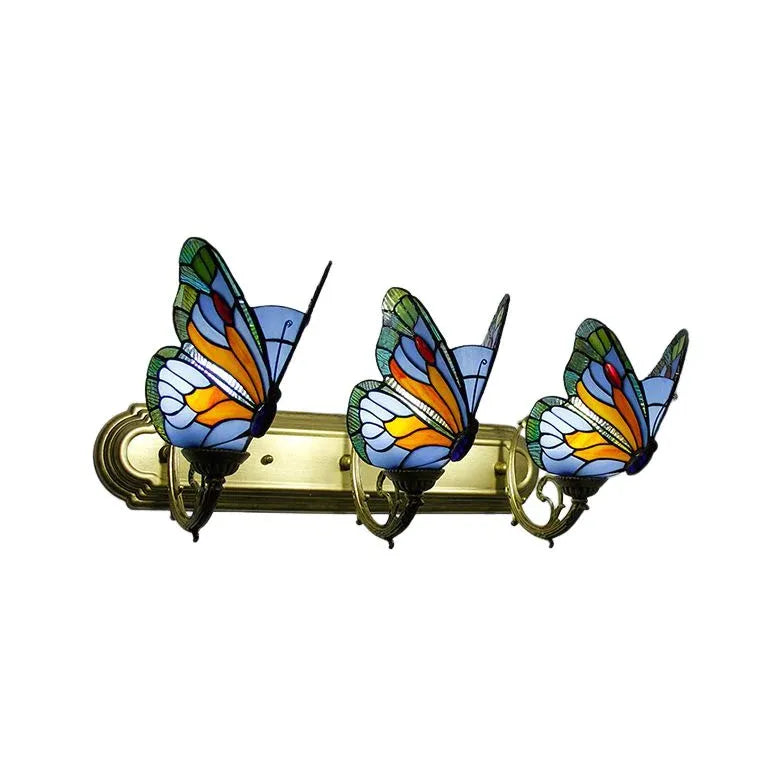 Tiffany Wall Sconce Butterfly Verre